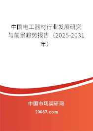 中国电工器材行业发展研究与前景趋势报告（2025-2031年）