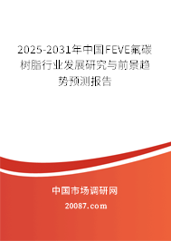 2025-2031年中国FEVE氟碳树脂行业发展研究与前景趋势预测报告