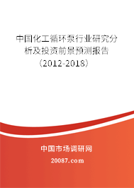 中国化工循环泵行业研究分析及投资前景预测报告（2012-2018）