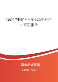 2009中国CMMB移动电视产业研究报告 2009中国CMMB移动电视产业研究报告