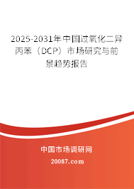 2025-2031年中国过氧化二异丙苯（DCP）市场研究与前景趋势报告