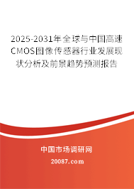 2025-2031年全球与中国高速CMOS图像传感器行业发展现状分析及前景趋势预测报告