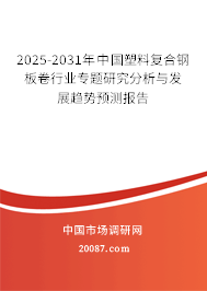 2025-2031年中国塑料复合钢板卷行业专题研究分析与发展趋势预测报告