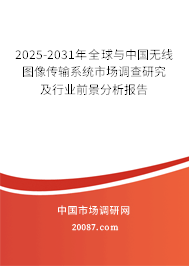 2025-2031年全球与中国无线图像传输系统市场调查研究及行业前景分析报告 2025-2031年全球与中国无线图像传输系统市场调查研究及行业前景分析报告