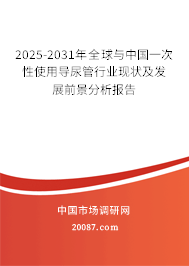 2025-2031年全球与中国一次性使用导尿管行业现状及发展前景分析报告