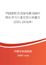 中国柔性直流输电换流阀市场现状与行业前景分析报告（2025-2031年）