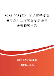 2025-2031年中国绝缘子避雷器制造行业发展深度调研与未来趋势报告