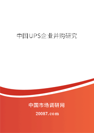 中国UPS企业并购研究