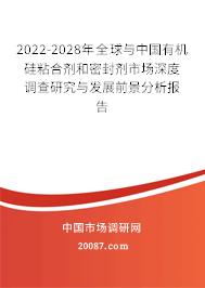 2022-2028年全球与中国有机硅粘合剂和密封剂市场深度调查研究与发展前景分析报告