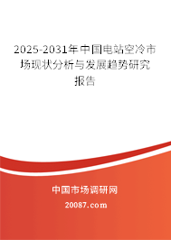 2025-2031年中国电站空冷市场现状分析与发展趋势研究报告