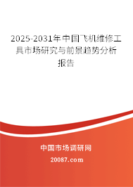 2025-2031年中国飞机维修工具市场研究与前景趋势分析报告 2025-2031年中国飞机维修工具市场研究与前景趋势分析报告