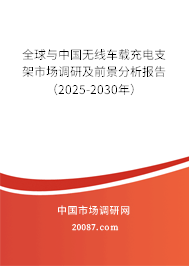 全球与中国无线车载充电支架市场调研及前景分析报告（2025-2030年）