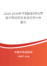 2024-2030年中国低阻抗电容器市场调研及发展前景分析报告