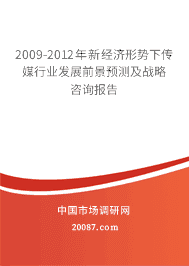 2009-2012年新经济形势下传媒行业发展前景预测及战略咨询报告 2009-2012年新经济形势下传媒行业发展前景预测及战略咨询报告