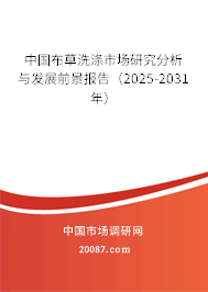 中国布草洗涤市场研究分析与发展前景报告（2025-2031年）
