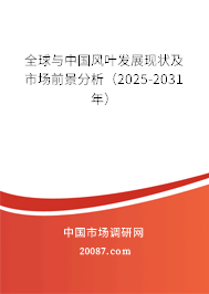 全球与中国风叶发展现状及市场前景分析（2025-2031年）
