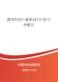 建筑用钢行业项目可行性分析报告