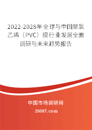 2022-2028年全球与中国聚氯乙烯（PVC）膜行业发展全面调研与未来趋势报告