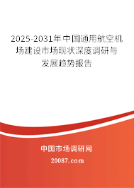 2025-2031年中国通用航空机场建设市场现状深度调研与发展趋势报告