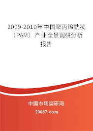 2009-2010年中国聚丙烯酰胺（PAM）产业全景调研分析报告