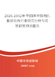 2026-2032年中国苯甲酸利扎曲普坦片行业研究分析与前景趋势预测报告