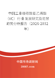 中国工业级碳酸亚乙烯酯（VC）行业发展研究及前景趋势分析报告（2026-2032年）
