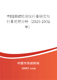 中国漏磁检测仪行业研究与行业前景分析（2025-2031年）