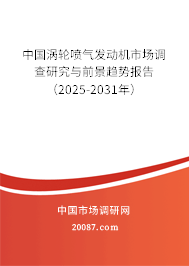 中国涡轮喷气发动机市场调查研究与前景趋势报告(2025-2031年) 中国涡轮喷气发动机市场调查研究与前景趋势报告(2025-2031年)