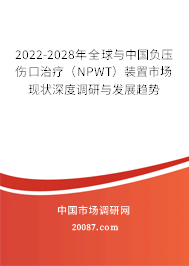 2022-2028年全球与中国负压伤口治疗（NPWT）装置市场现状深度调研与发展趋势