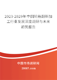 2023-2029年中国轮胎翻新加工行业发展深度调研与未来趋势报告