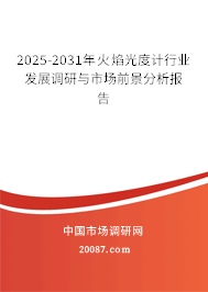 2025-2031年火焰光度计行业发展调研与市场前景分析报告 2025-2031年火焰光度计行业发展调研与市场前景分析报告