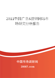 2011中国广告&营销网站市场研究分析报告