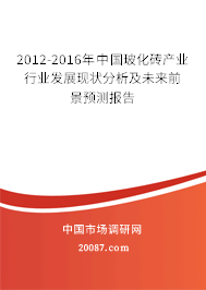 2012-2016年中国玻化砖产业行业发展现状分析及未来前景预测报告