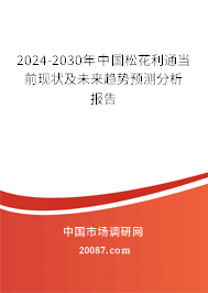 2024-2030年中国松花利通当前现状及未来趋势预测分析报告