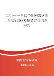 二〇一一年版中国网带炉市场深度调研及投资建议咨询报告