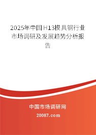 2025年中国H13模具钢行业市场调研及发展趋势分析报告 2025年中国H13模具钢行业市场调研及发展趋势分析报告