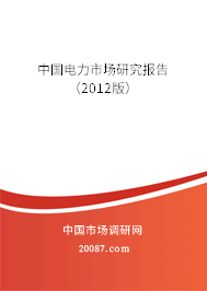 中国电力市场研究报告（2012版）