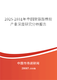 2025-2031年中国聚氨酯橡胶产业深度研究分析报告 2025-2031年中国聚氨酯橡胶产业深度研究分析报告