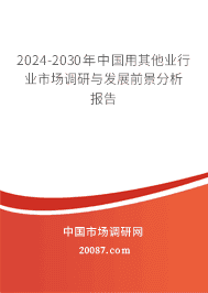 2023-2029年中国用其他业行业市场调研与发展前景分析报告 2023-2029年中国用其他业行业市场调研与发展前景分析报告