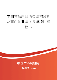 中国冷板产品消费结构分析及重点企业深度调研项目建议书