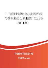 中国创业孵化中心发展现状与前景趋势分析报告（2025-2031年）