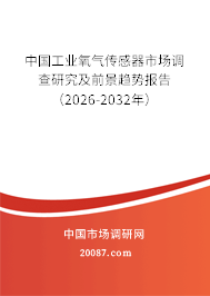 中国工业氧气传感器市场调查研究及前景趋势报告（2026-2032年）