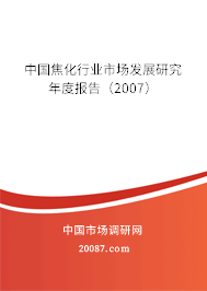 中国焦化行业市场发展研究年度报告（2007）