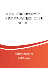 全球与中国可剥离垫片行业现状及前景趋势报告(2024-2030年) 全球与中国可剥离垫片行业现状及前景趋势报告(2024-2030年)