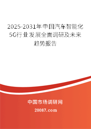 2025-2031年中国汽车智能化5G行业发展全面调研及未来趋势报告