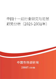 中国十一烷行业研究与前景趋势分析（2025-2031年）