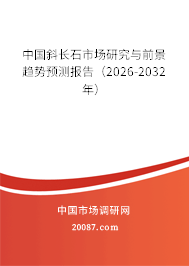中国斜长石市场研究与前景趋势预测报告（2026-2032年）