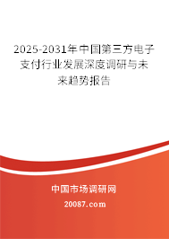 中国第三方电子支付市场现状深度调研与发展趋势预测报告(2023-2029年) 中国第三方电子支付市场现状深度调研与发展趋势预测报告(2023-2029年)