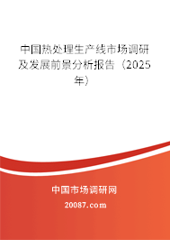 中国热处理生产线市场调研及发展前景分析报告(2025年) 中国热处理生产线市场调研及发展前景分析报告(2025年)