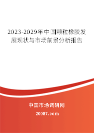 2023-2029年中国颗粒橡胶发展现状与市场前景分析报告 2023-2029年中国颗粒橡胶发展现状与市场前景分析报告